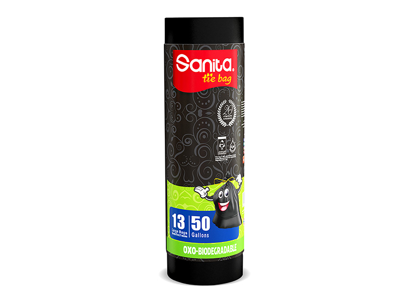 Sanita - Trash Bags Biodegradable 20 Gallons 15 Bags